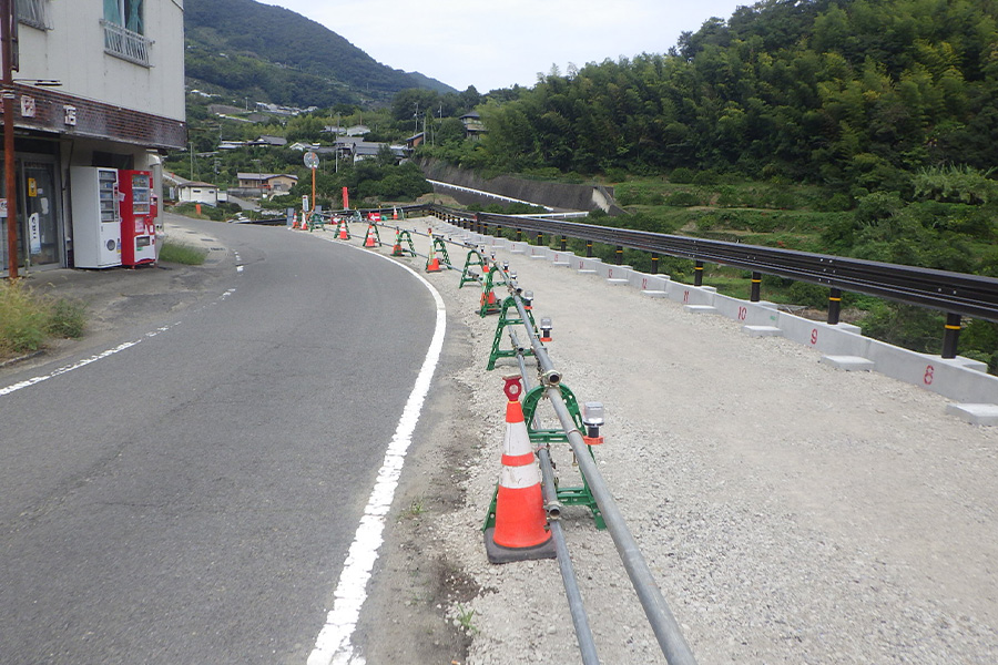 国道424号道路改良工事